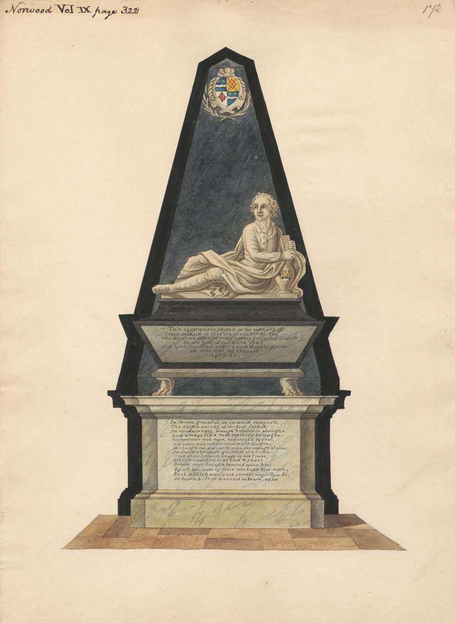 Tombe de John Merick de l