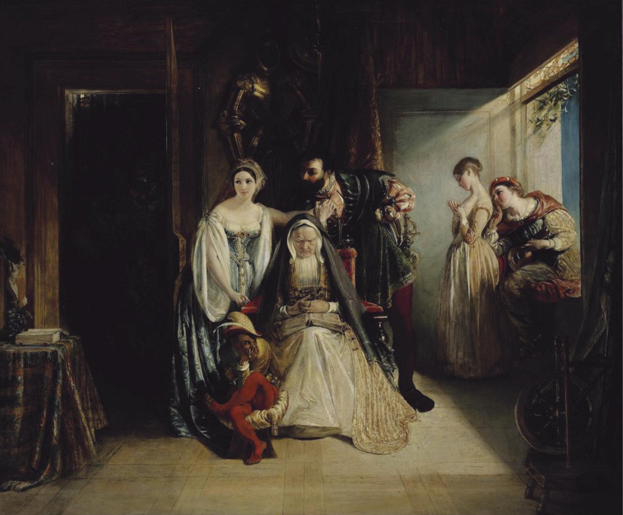 François Ier et Diane de Poitiers - Daniel Maclise