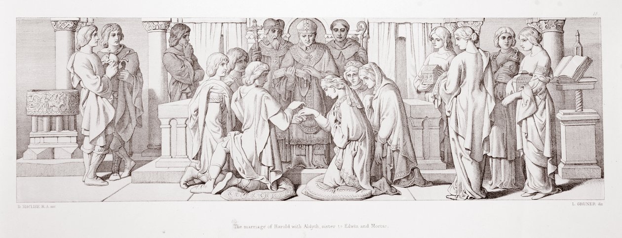 Le mariage de Harold avec Aldyth, sœur d