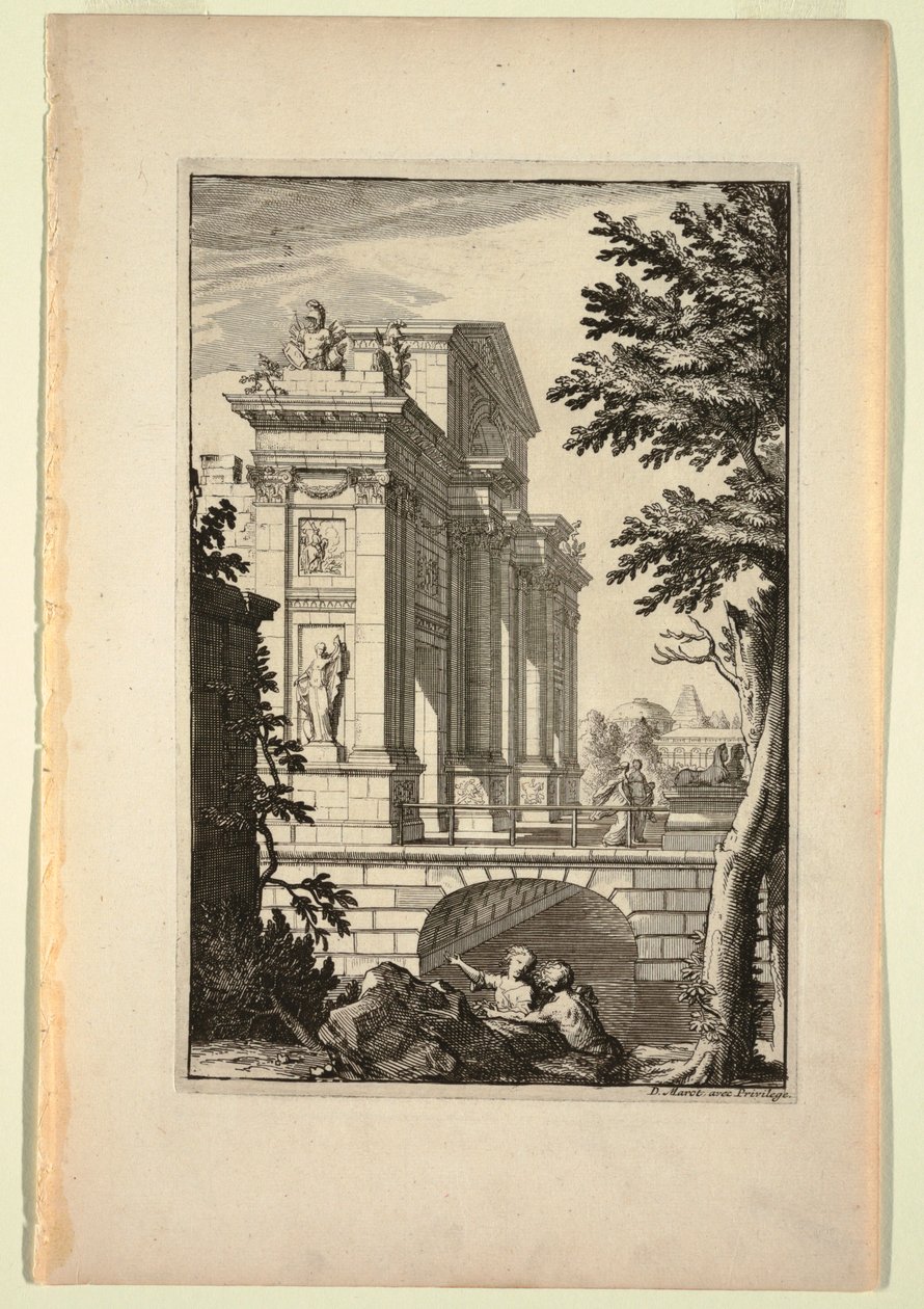Planche dans Nouveaux Livre de Paysages - Daniel Marot
