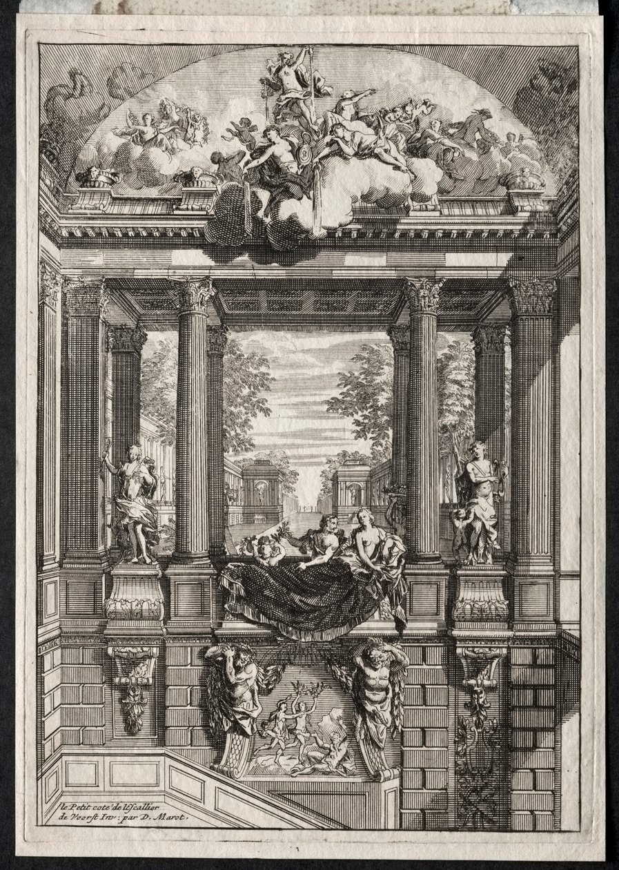 Escalier au Palais de Voorst en Hollande - Daniel Marot