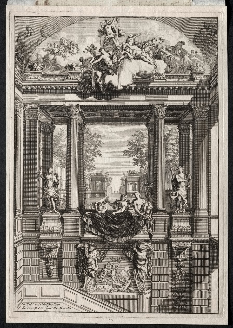 Escalier au palais de Voorst en Hollande - Daniel Marot