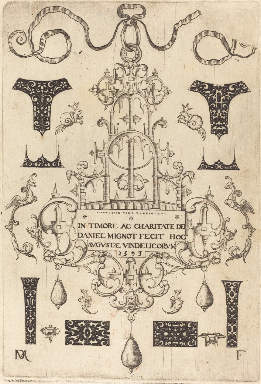 Page de titre : Pendant, entouré de huit petits clous - Daniel Mignot