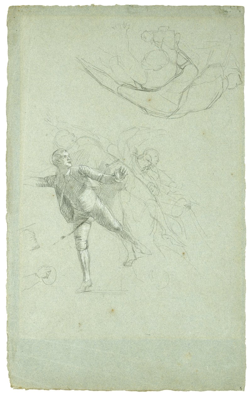 Étude pour Le Siège de Gibraltar (Étude pour une Figure sur un Canon dans le Longboat), 1785-1786 - Daniel Mytens
