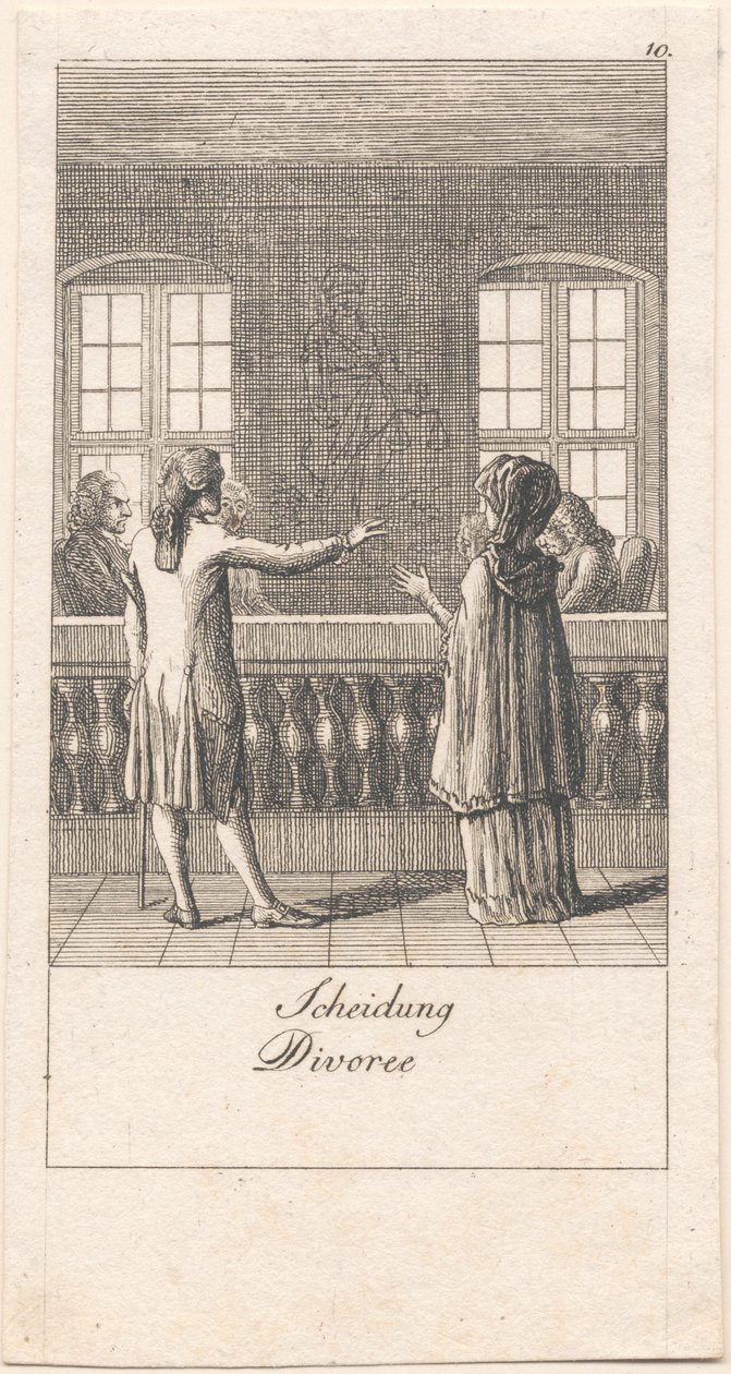 Motifs de mariage et leurs conséquences. Bl. 10 - Daniel Nikolaus Chodowiecki
