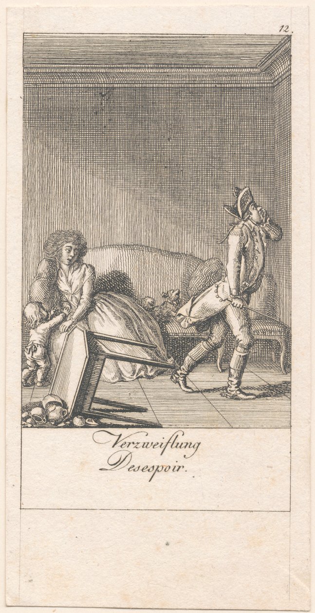 Motifs de mariage et leurs conséquences. Bl. 12 - Daniel Nikolaus Chodowiecki
