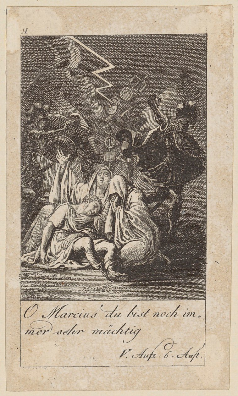 Planche 11 pour le «Coriolan» de Shakespeare - Daniel Nikolaus Chodowiecki