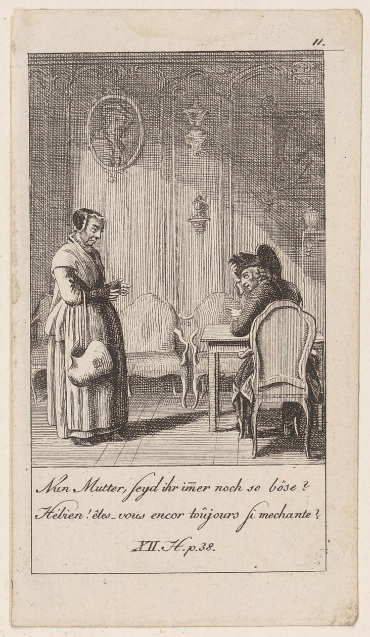 Planche 11 pour « Anecdotes et traits de caractère de Frédéric II, roi de Prusse » - Daniel Nikolaus Chodowiecki