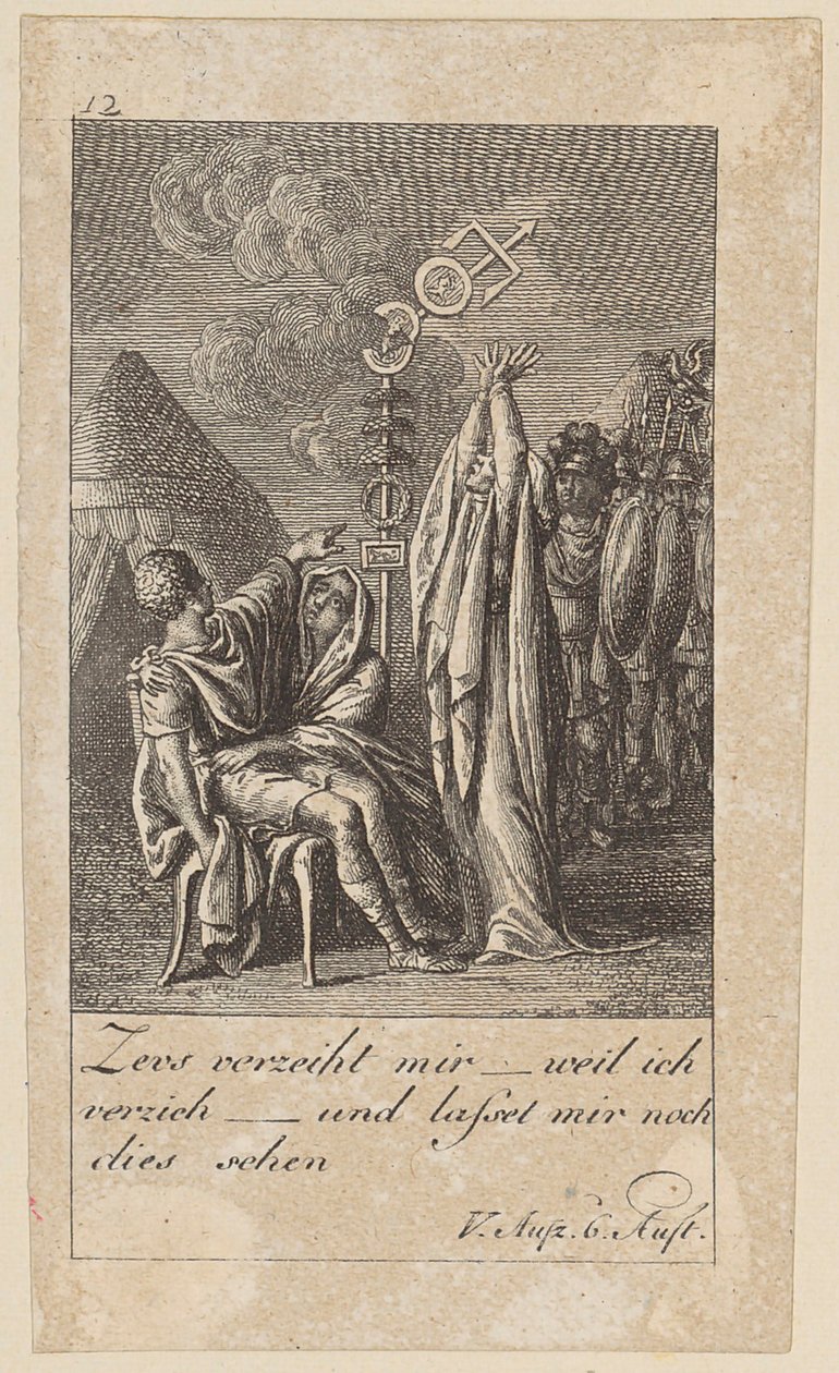 Planche 12 pour le « Coriolan » de Shakespeare - Daniel Nikolaus Chodowiecki