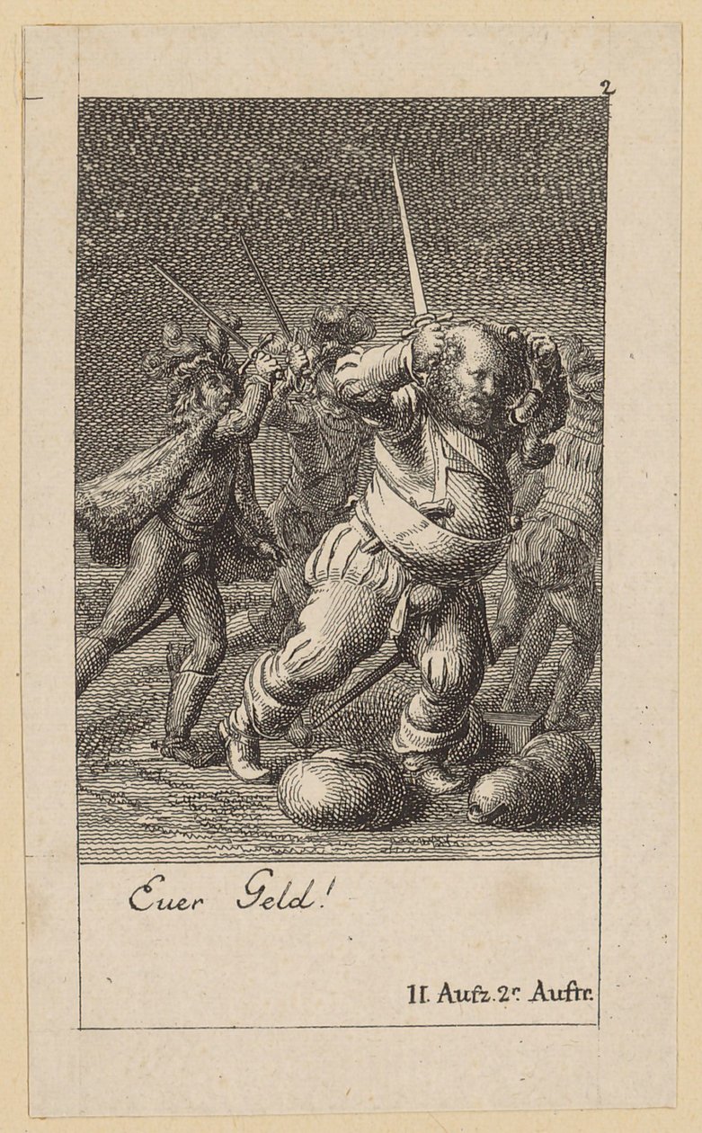 Planche 2 pour le « Roi Henri IV » de Shakespeare - Daniel Nikolaus Chodowiecki
