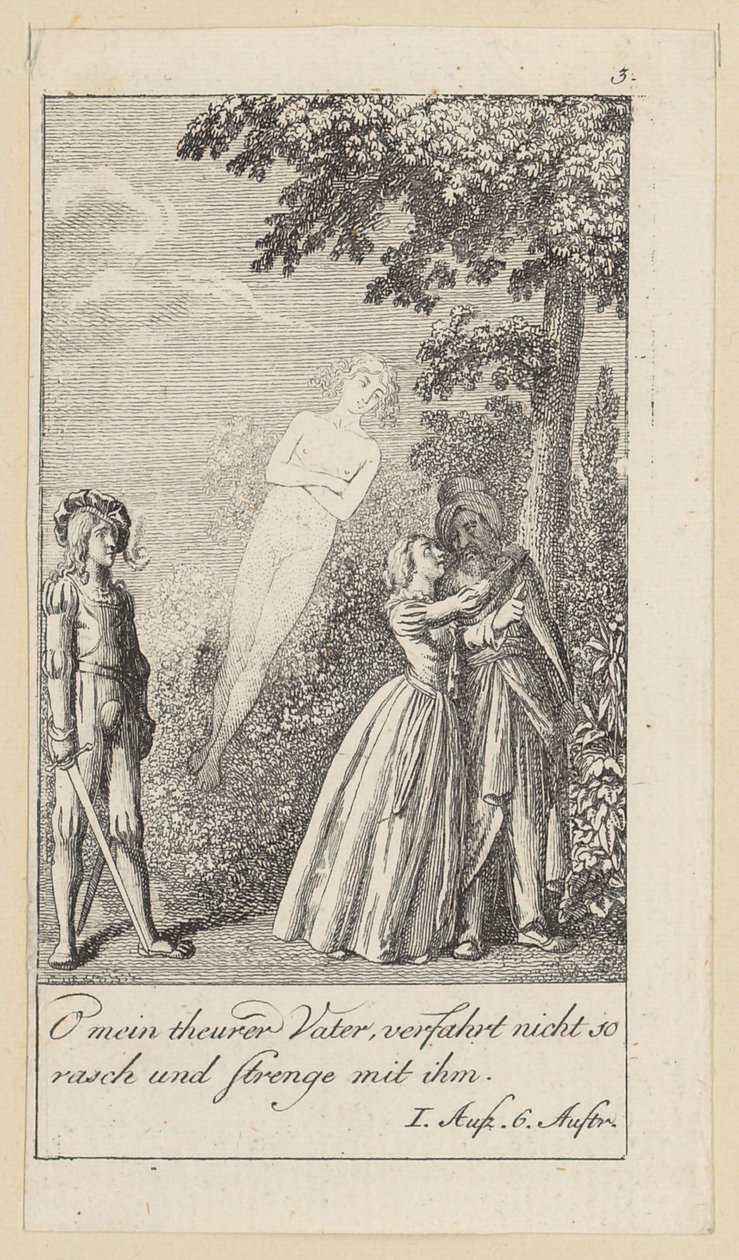 Planche 3 pour « La Tempête » de Shakespeare - Daniel Nikolaus Chodowiecki