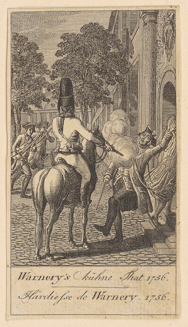 Planche 4 des « Scènes de guerre brandebourgeoises » - Daniel Nikolaus Chodowiecki