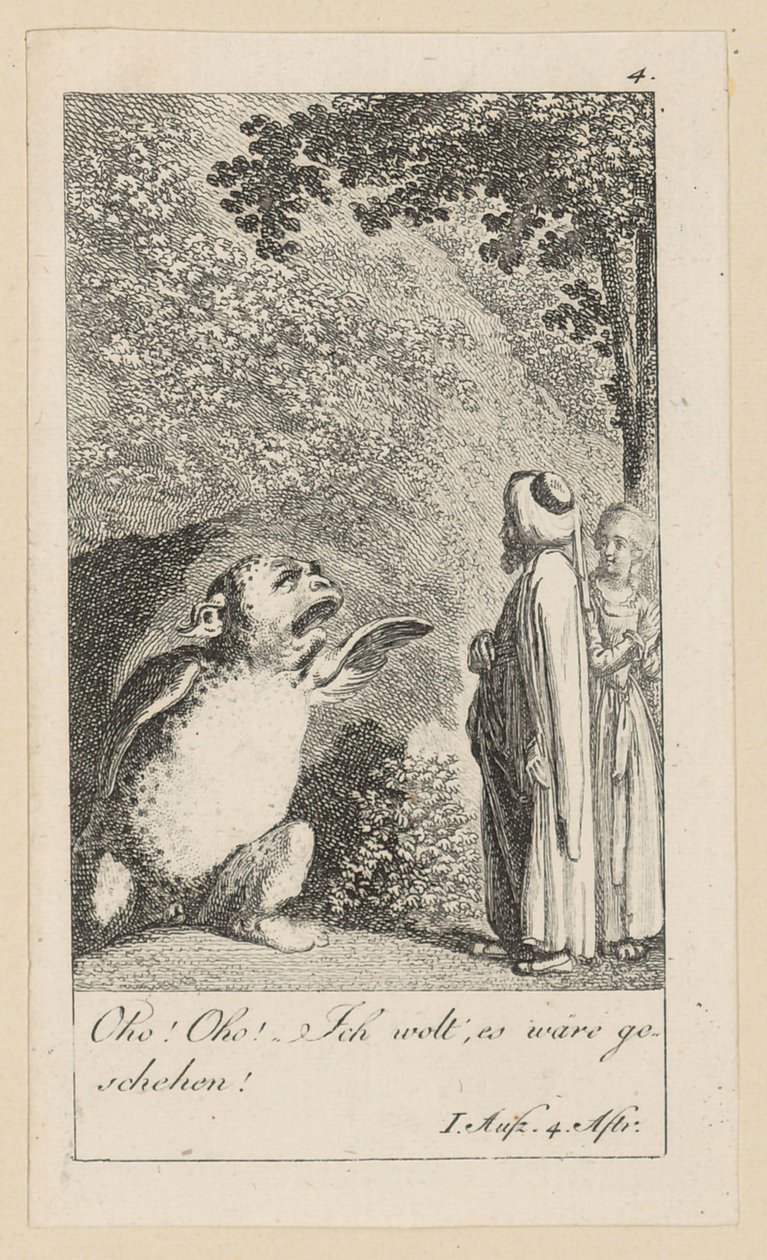 Planche 4 pour « La Tempête » de Shakespeare - Daniel Nikolaus Chodowiecki