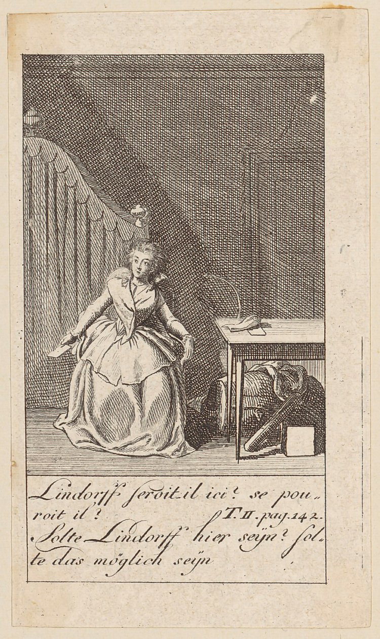 Planche 8 pour «Karoline von Lichtfield» - Daniel Nikolaus Chodowiecki