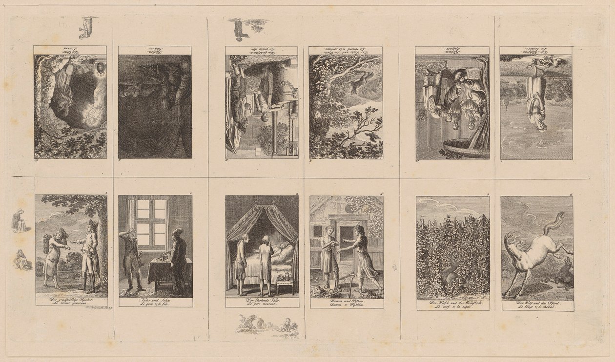 Fables et récits de Gellert, Gleim, Hagedorn, Lichtwer et Pfeffel - Daniel Nikolaus Chodowiecki