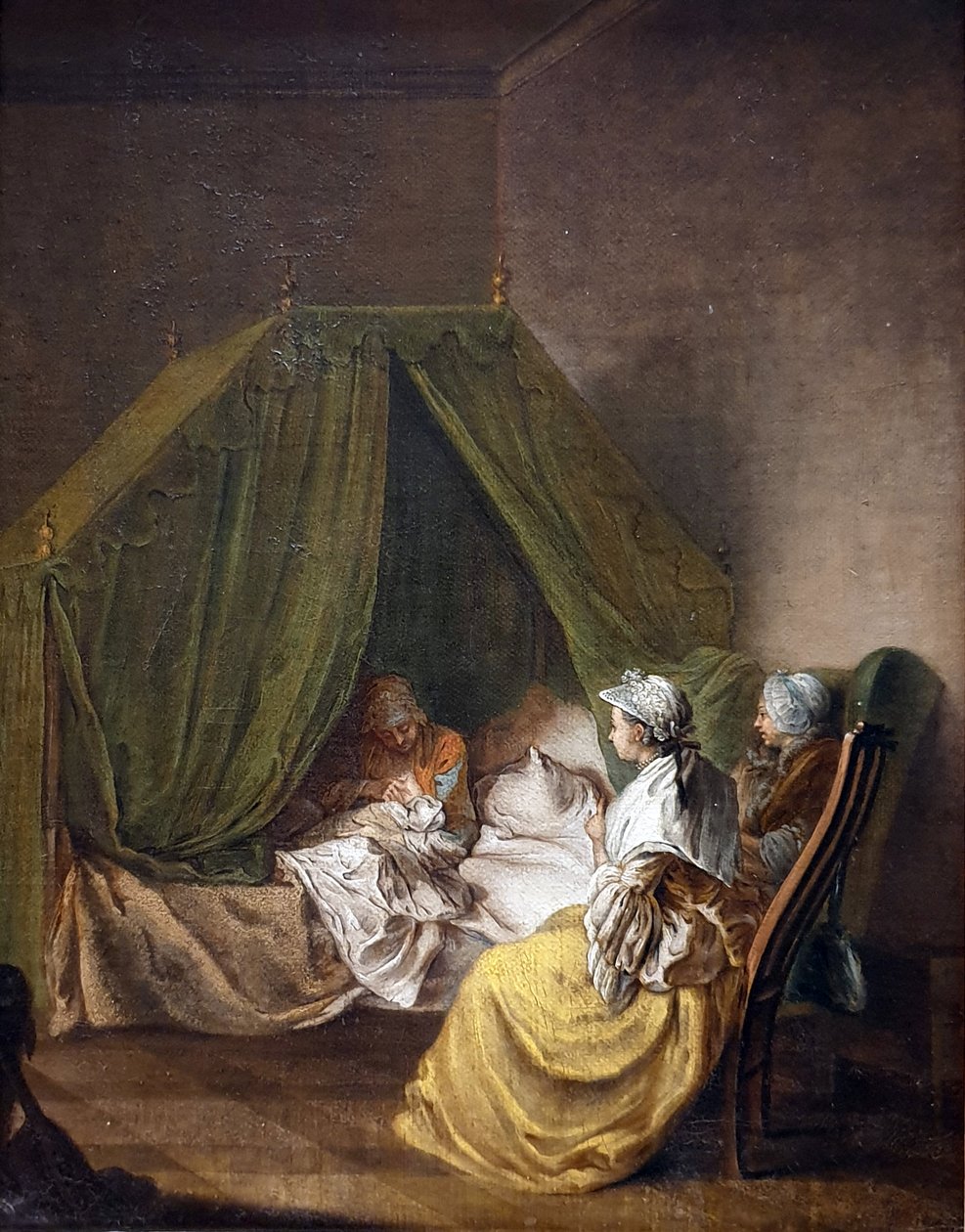 French : Le dortoir de Childbed - Daniel Nikolaus Chodowiecki