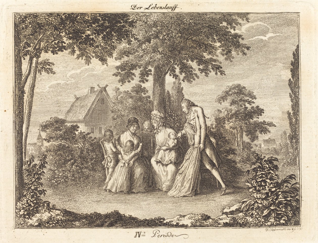Famille en croissance - Daniel Nikolaus Chodowiecki