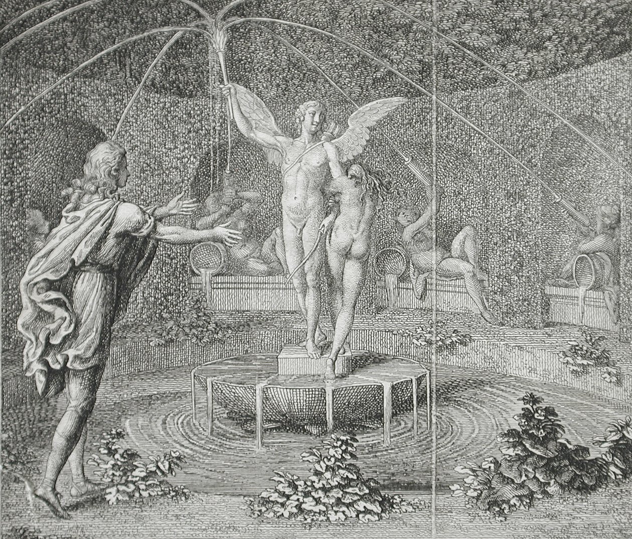 Illustration tirée de « Idris » de Wieland - Daniel Nikolaus Chodowiecki