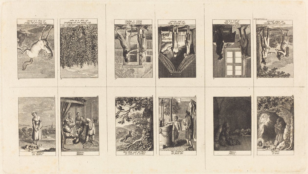 Illustrations des fables et contes de Gellert, Gleim, Hagedorn, Lichtwer et Pfeffel - Daniel Nikolaus Chodowiecki