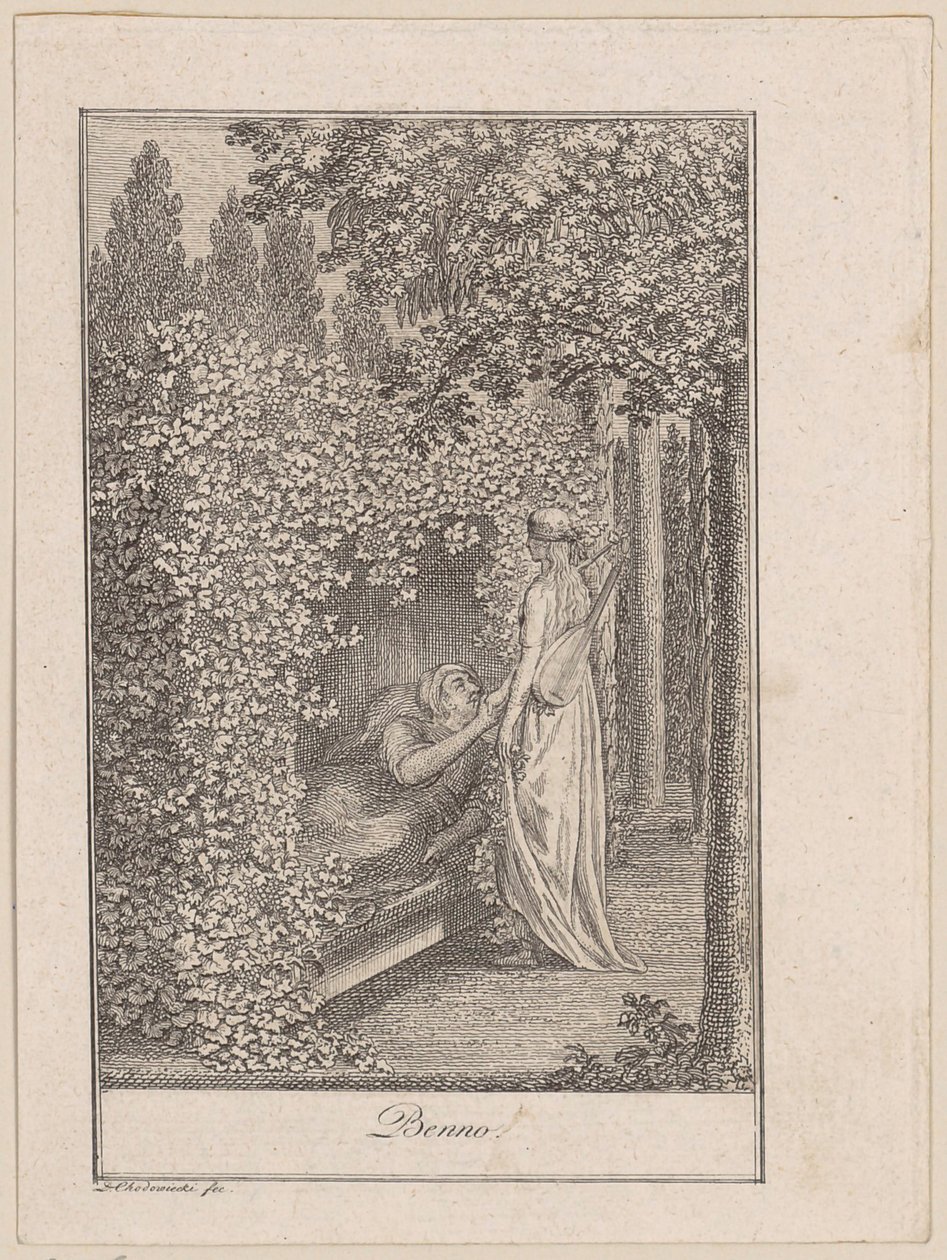 Gravure sur cuivre pour «Benno» d