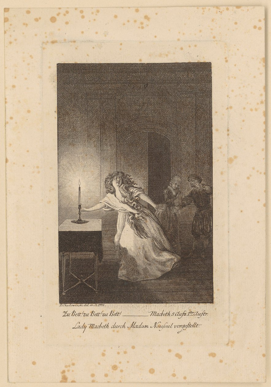 Lady Macbeth - Daniel Nikolaus Chodowiecki