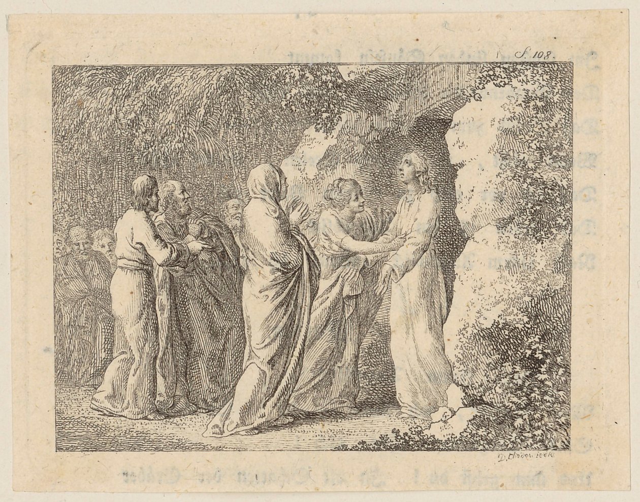 Lazare, ou la célébration de la Résurrection - Daniel Nikolaus Chodowiecki