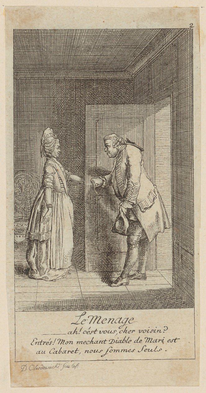 Le Ménage - Daniel Nikolaus Chodowiecki