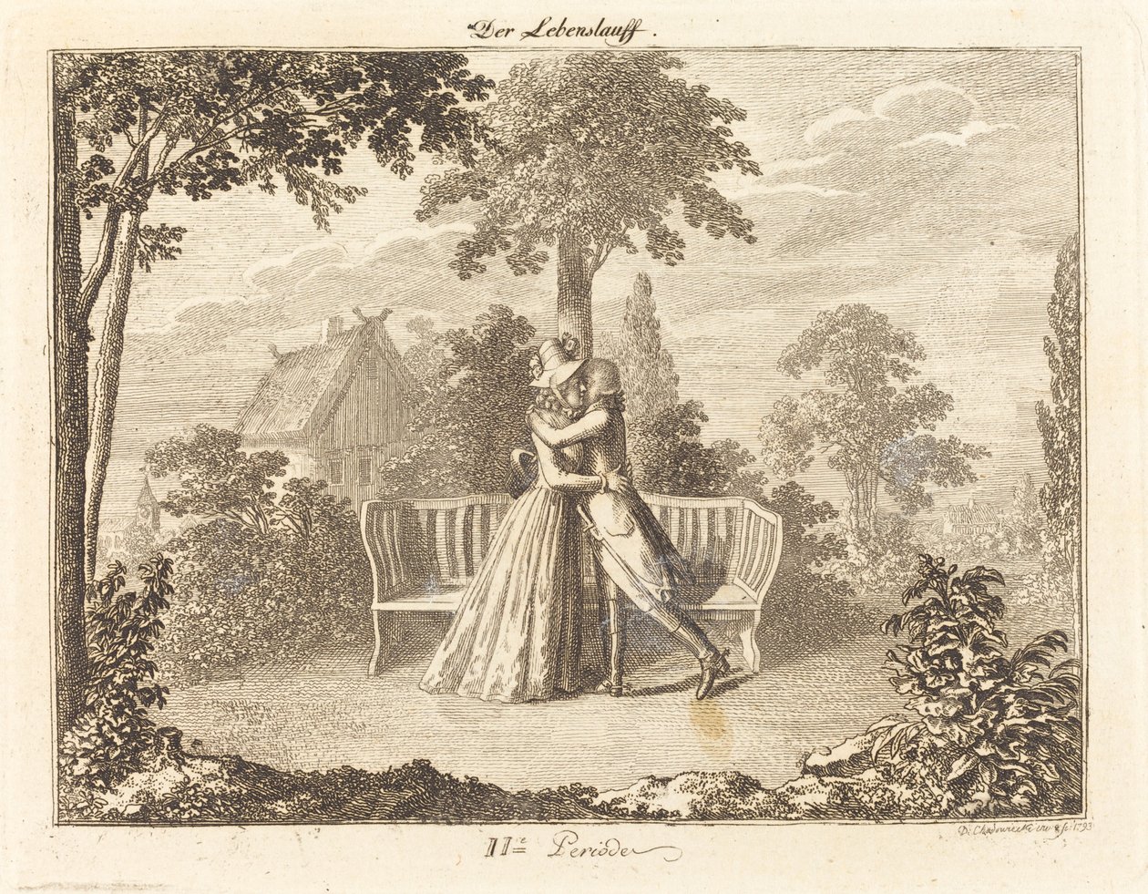 Amoureux - Daniel Nikolaus Chodowiecki
