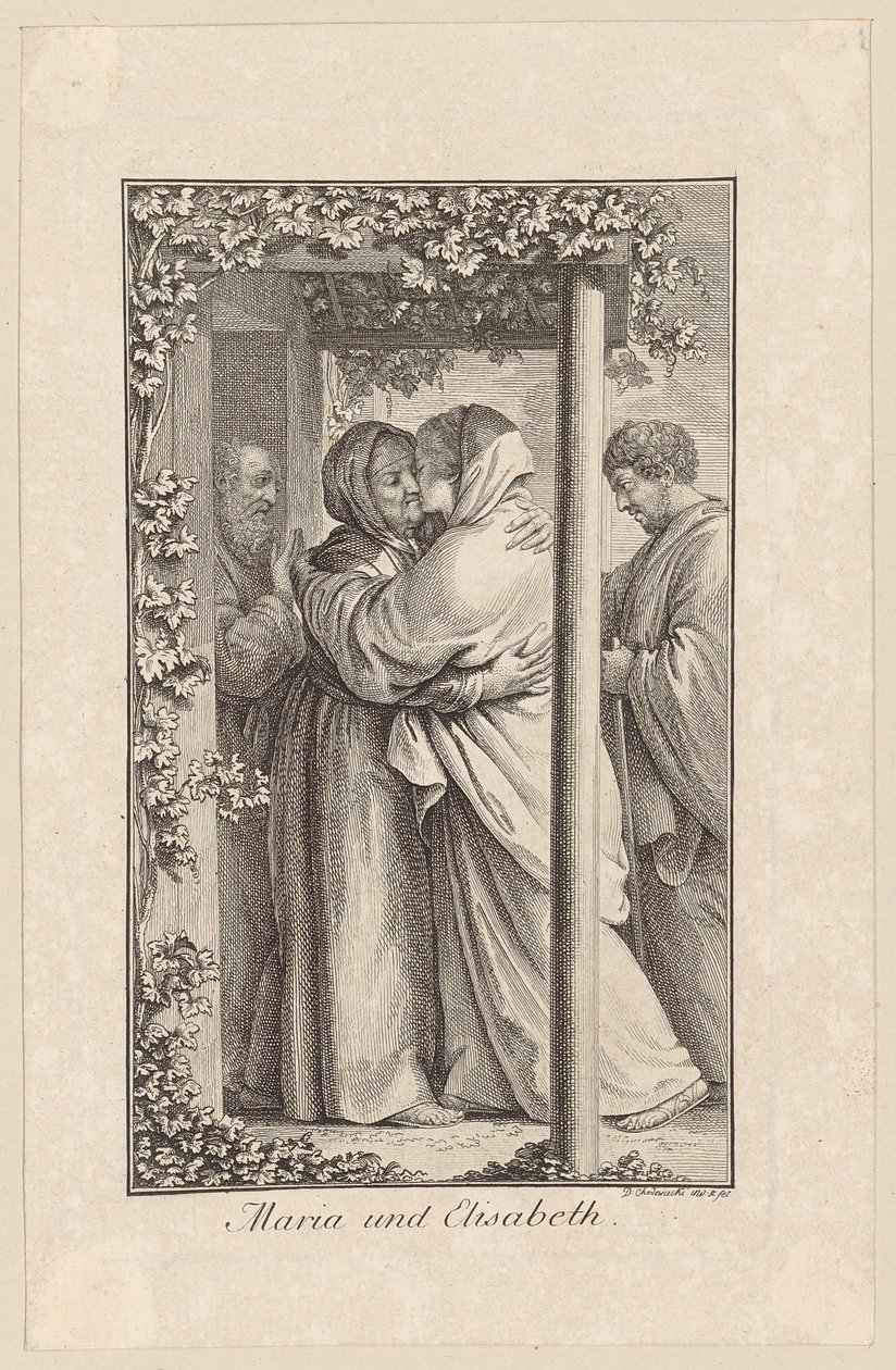 Marie et Élisabeth - Daniel Nikolaus Chodowiecki