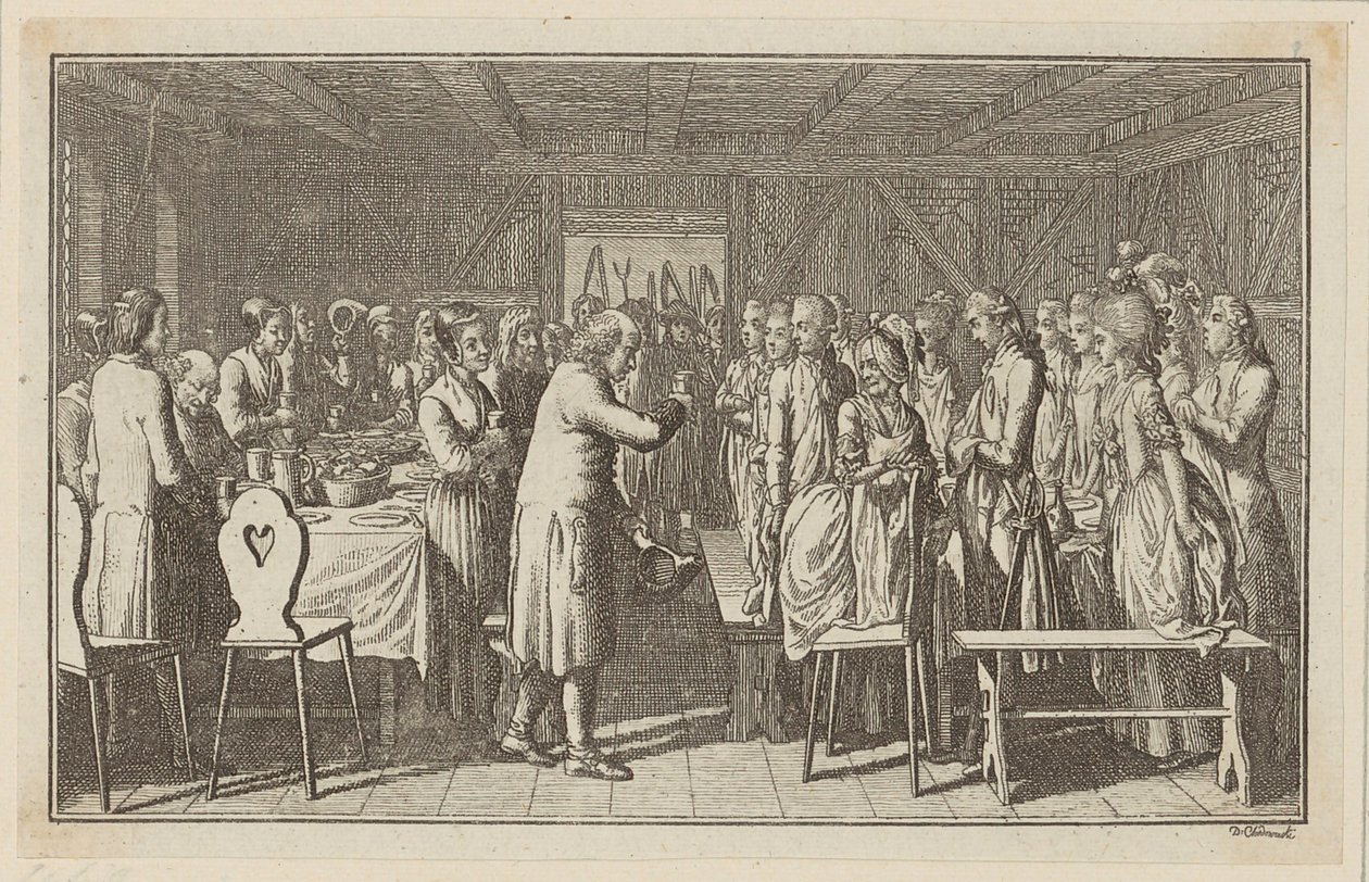La fête de Paul Erdmann - Daniel Nikolaus Chodowiecki