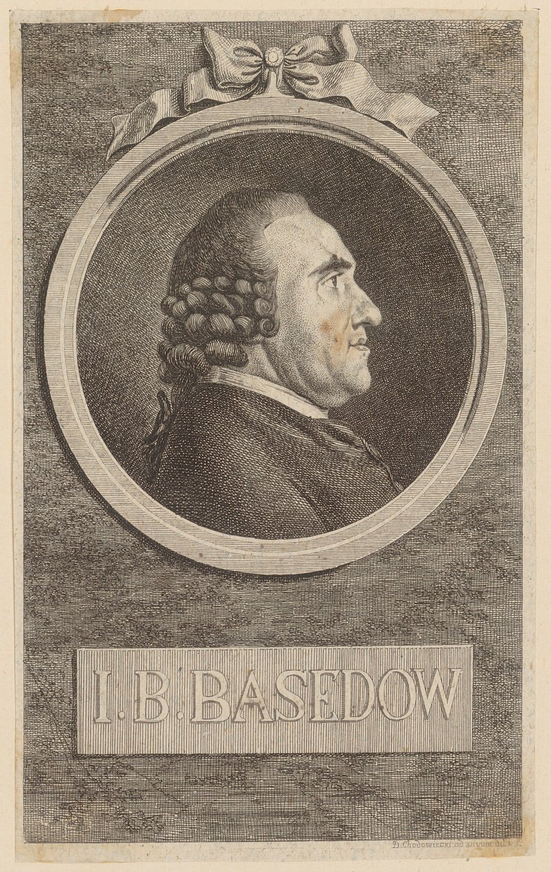 Portrait de Johannes Bernhard Basedow - Daniel Nikolaus Chodowiecki