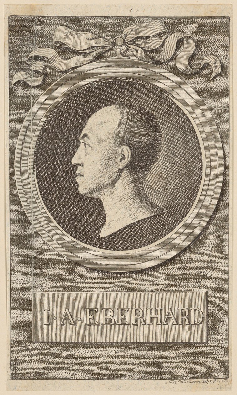 Portrait du professeur J. A. Eberhard - Daniel Nikolaus Chodowiecki