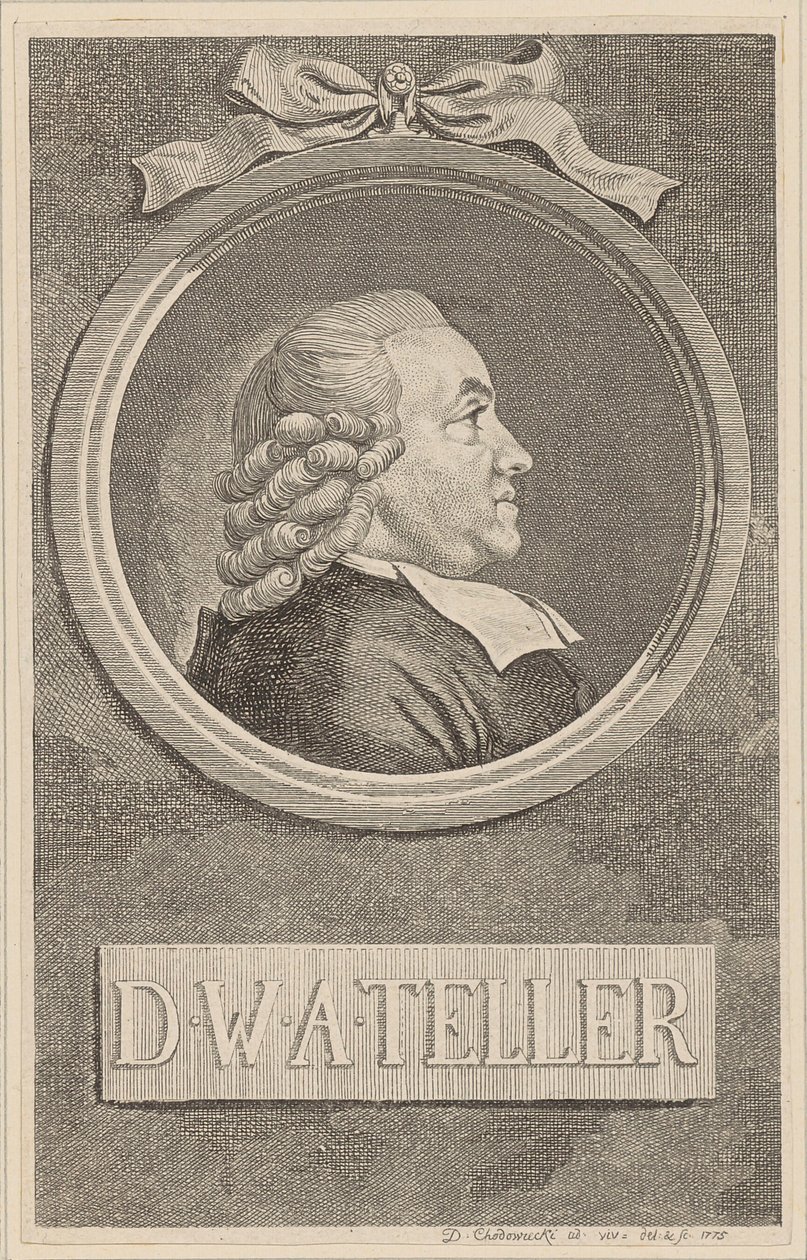 Portrait de Wilhelm Abraham Teller - Daniel Nikolaus Chodowiecki