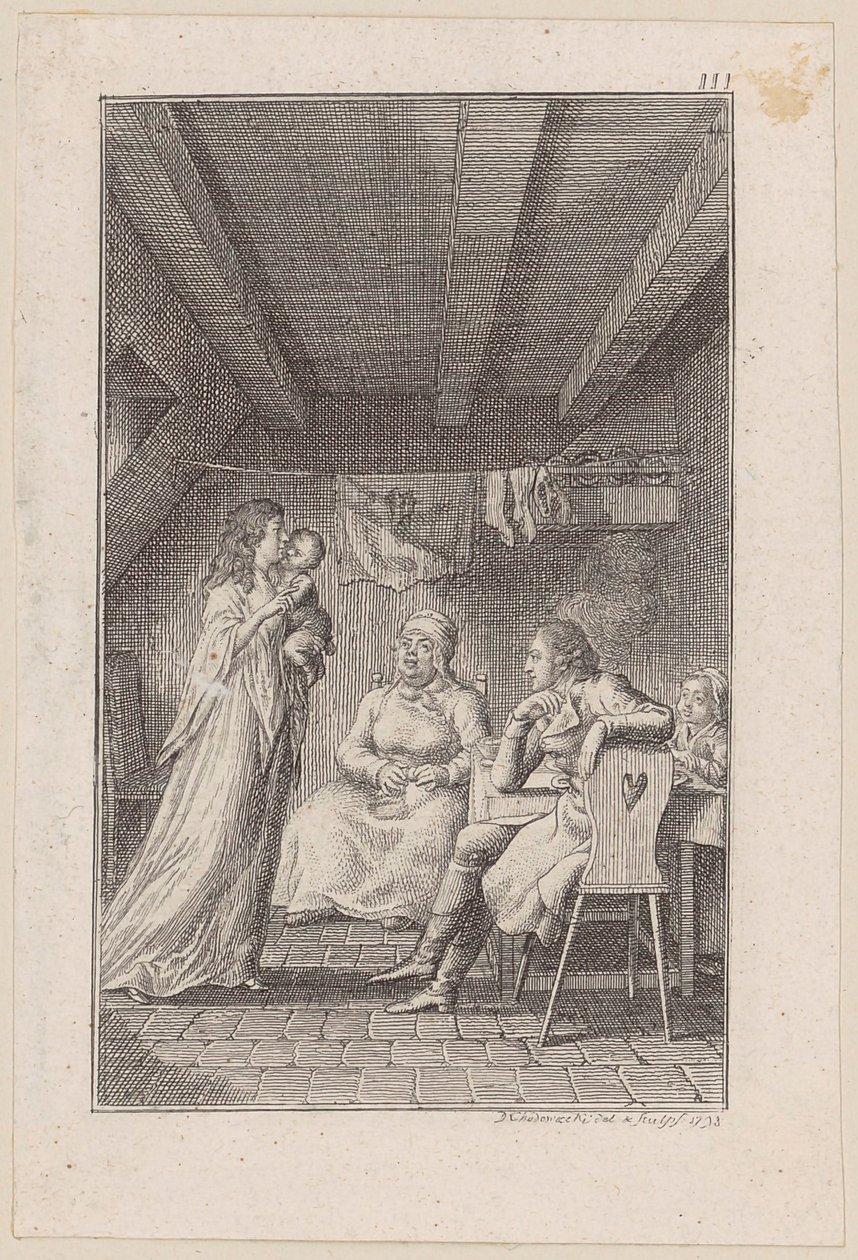Scène dans une autre auberge - Daniel Nikolaus Chodowiecki