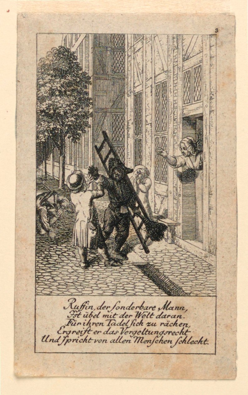 La Retalliation, Illustration pour "Königl: Grosbrit [anische] Genealogischer Kalender auf das 1780 Jahr Lauenberg bey J.G. Berenberg" - Daniel Nikolaus Chodowiecki