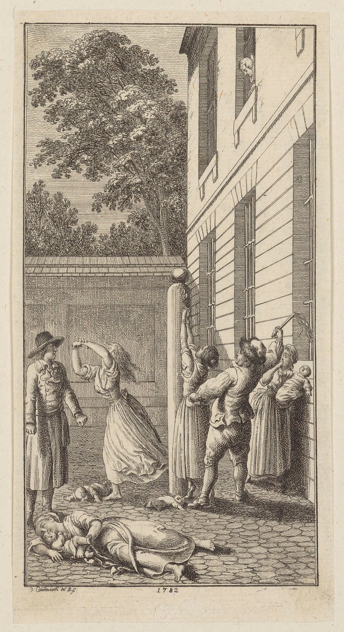 Gravure de titre illustrant « Carl von Carlsberg » de Salzmann, première partie - Daniel Nikolaus Chodowiecki