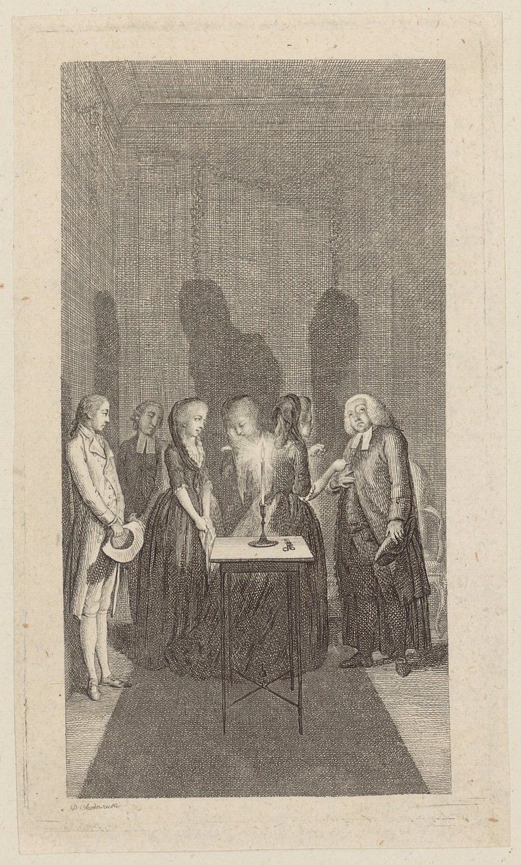 Gravure de titre pour « Carl von Carlsberg » de Salzmann, deuxième partie - Daniel Nikolaus Chodowiecki