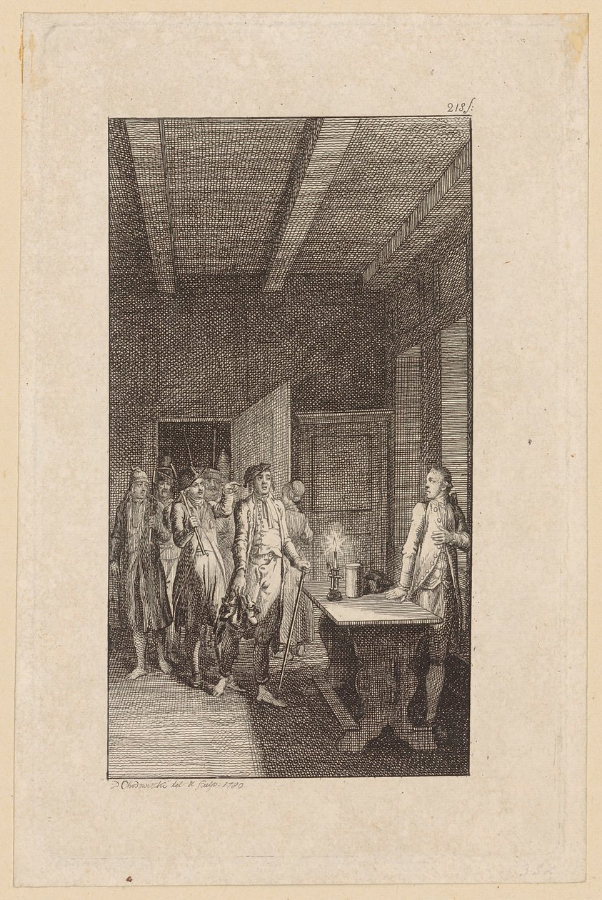 Gravure sur cuivre illustrant l
