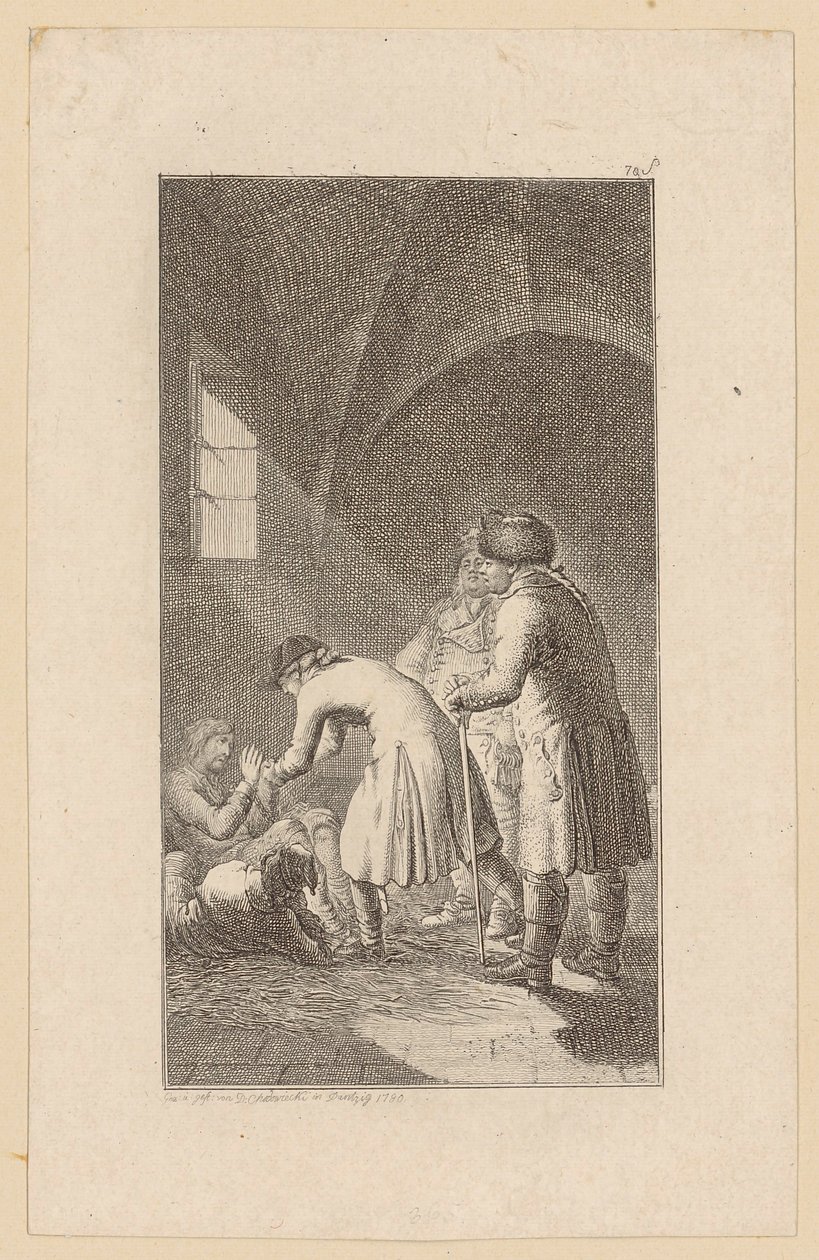 Gravure de titre pour « Wilhelm Edelwald » de Westphal, deuxième volume - Daniel Nikolaus Chodowiecki