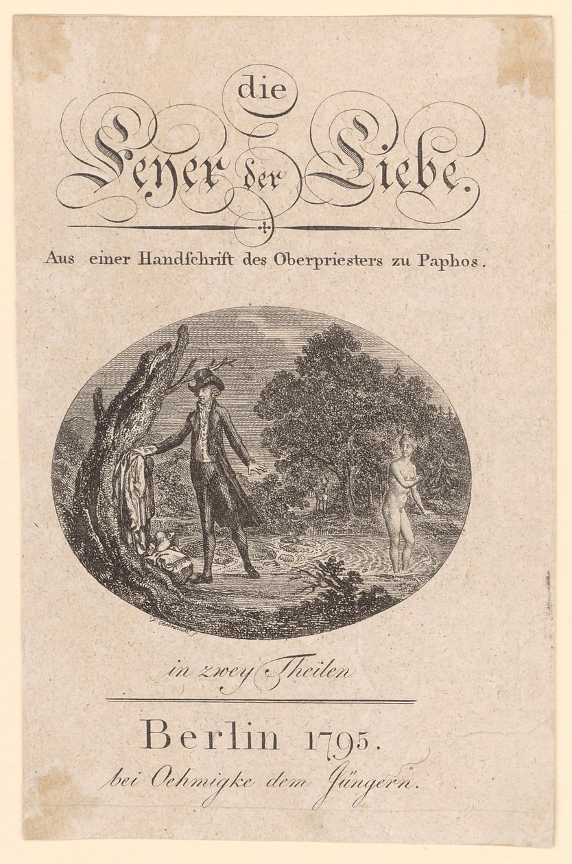 Vignette de couverture de « Feyer der Liebe » - Daniel Nikolaus Chodowiecki