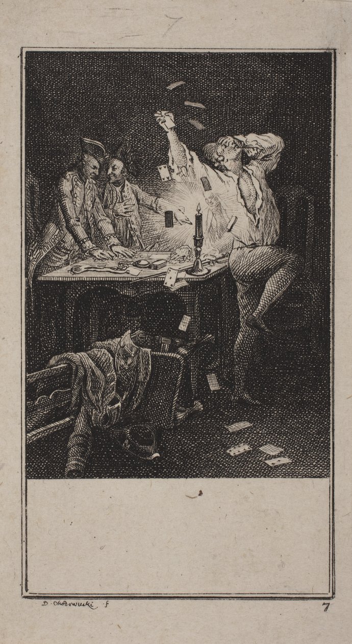 Exercez la patience et le mépris de la richesse - Daniel Nikolaus Chodowiecki