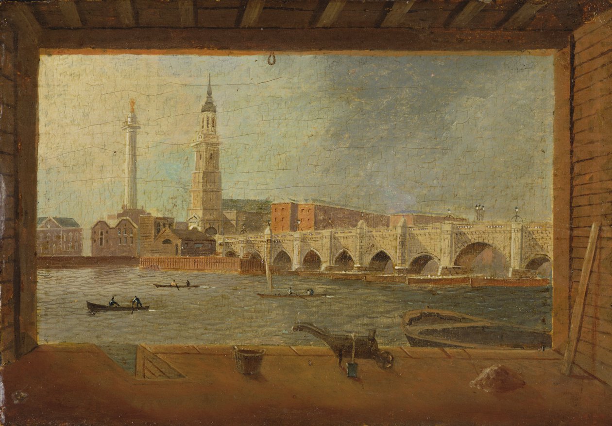 Vue du pont de Londres - Daniel Turner