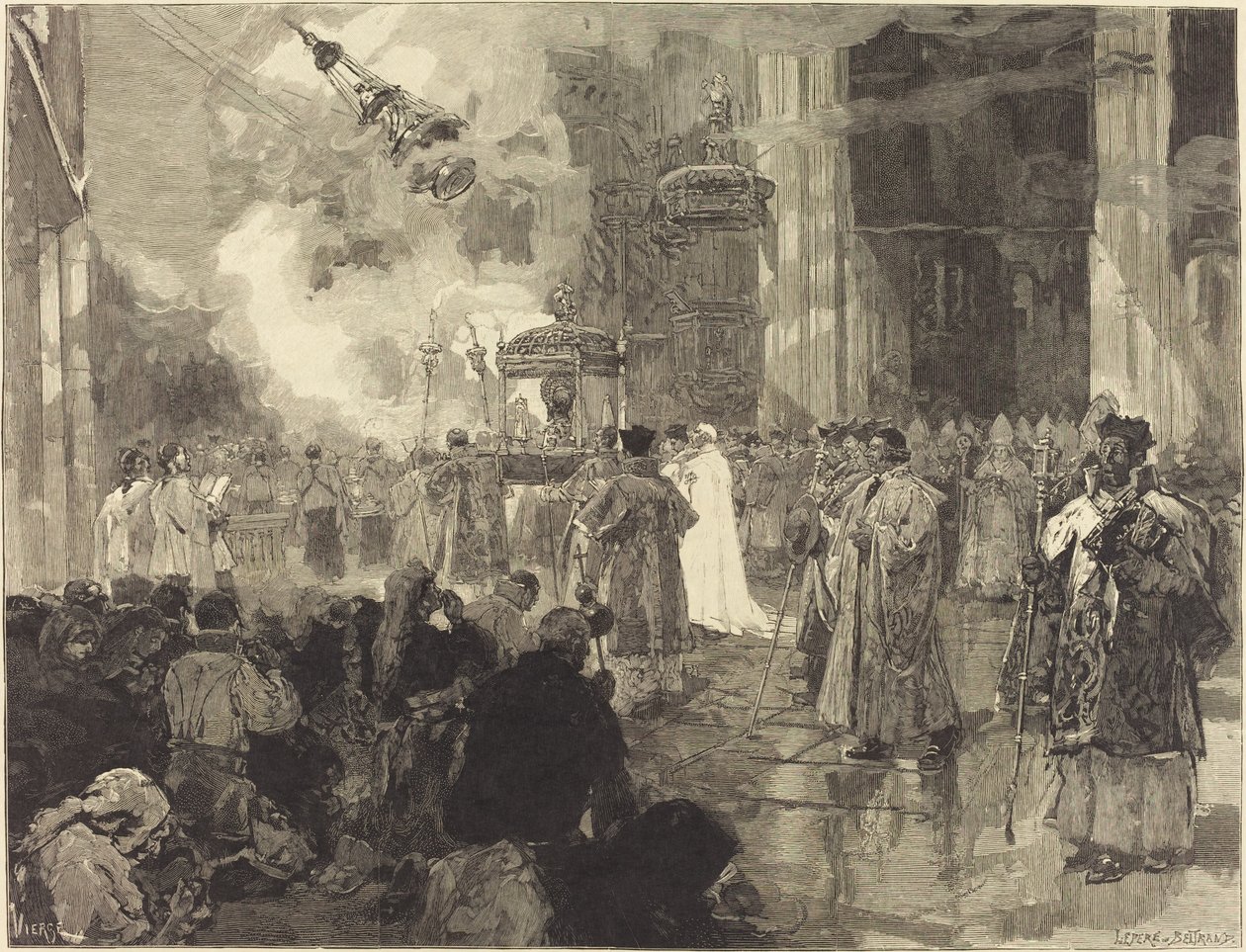 Les Fêtes de Saint-Jacques de Compostelle : La Procession des Reliques - Daniel Urrabieta Vierge