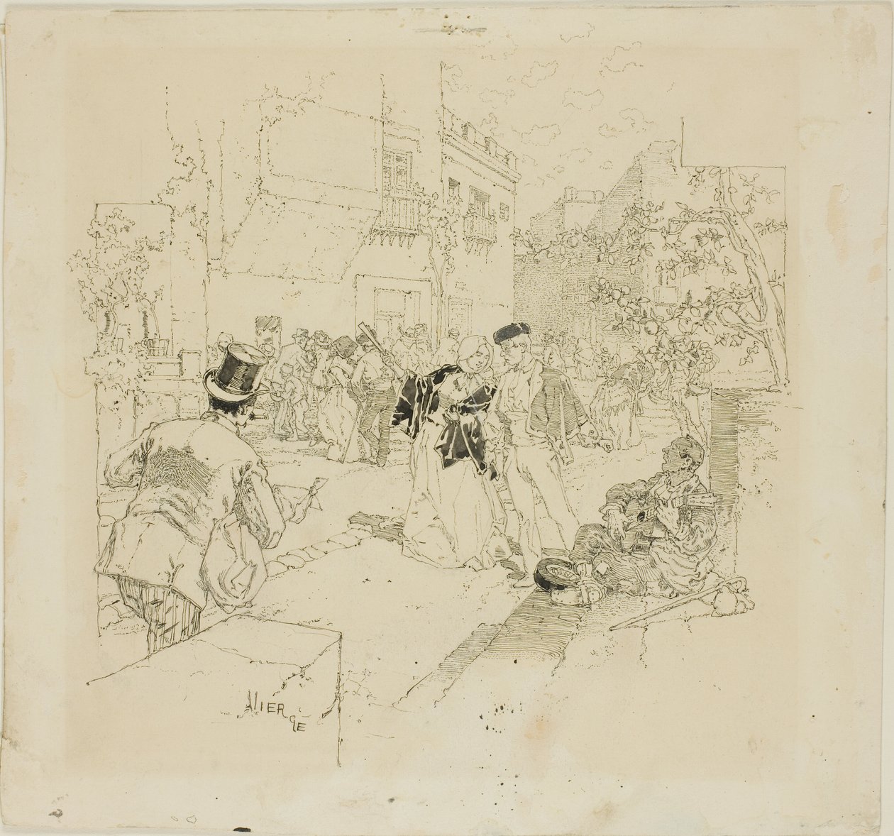 Scène de rue - Daniel Urrabieta Vierge