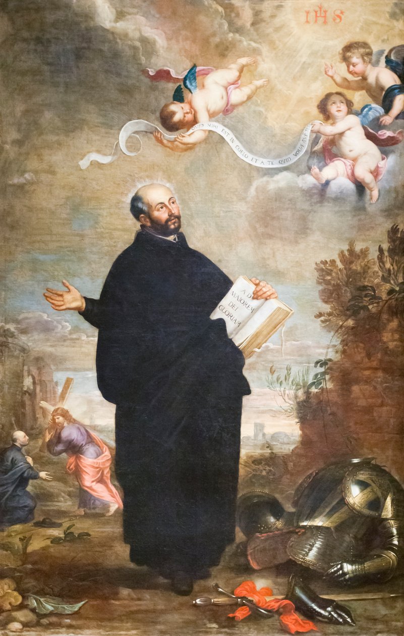 Saint Ignace de Loyola - Daniel & Wildens Jan (1586 1653) Seghers