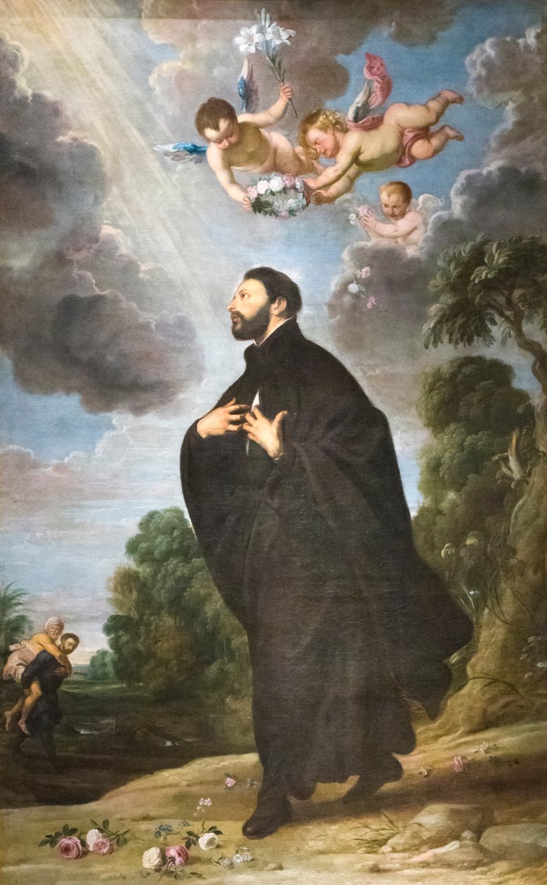 Saint François Xavier, retable - Daniel & Wildens Jan (1586 1653) Seghers