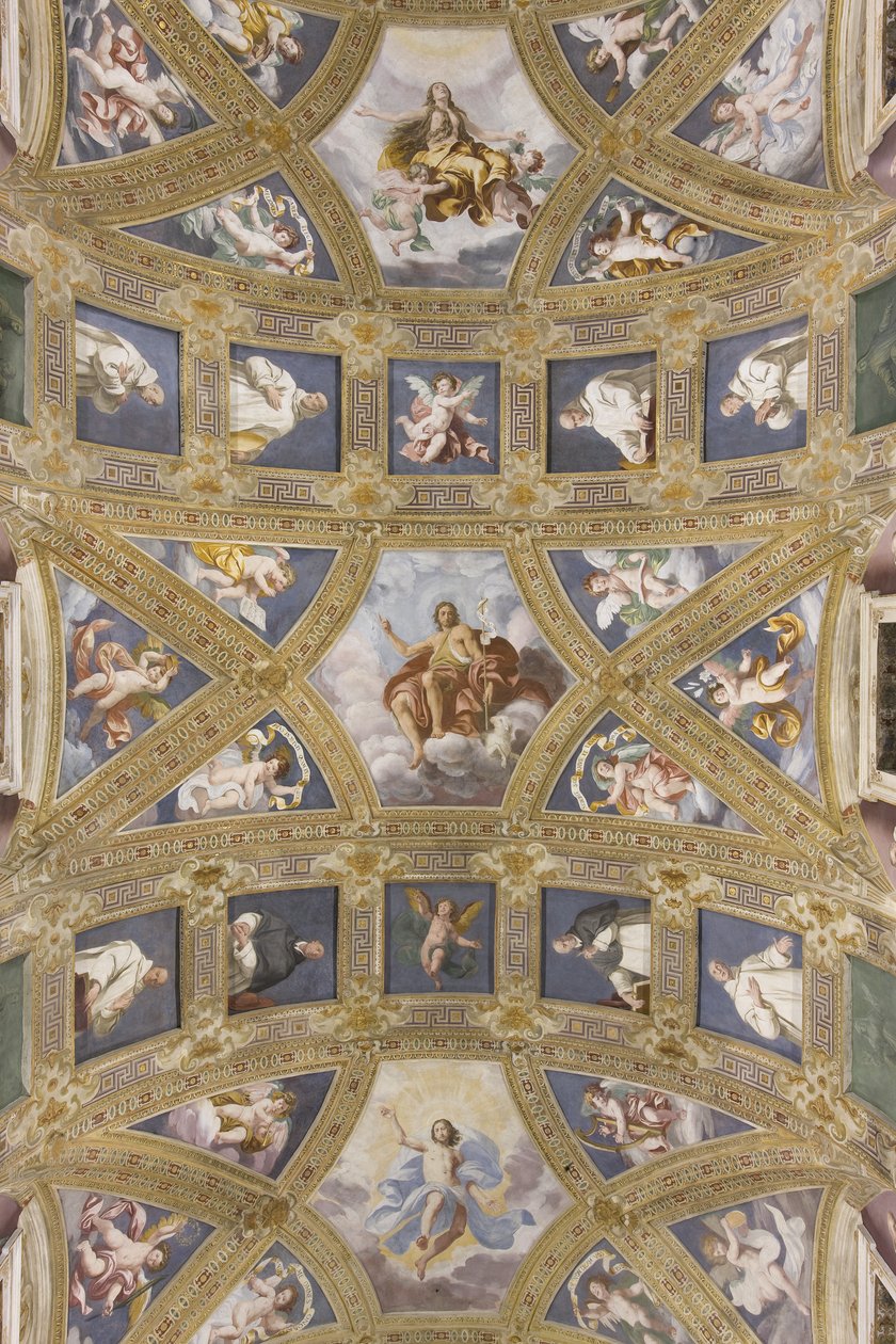 Voûte de la nef centrale, Église de S. Maria Assunta, 1629 - Daniele Crespi
