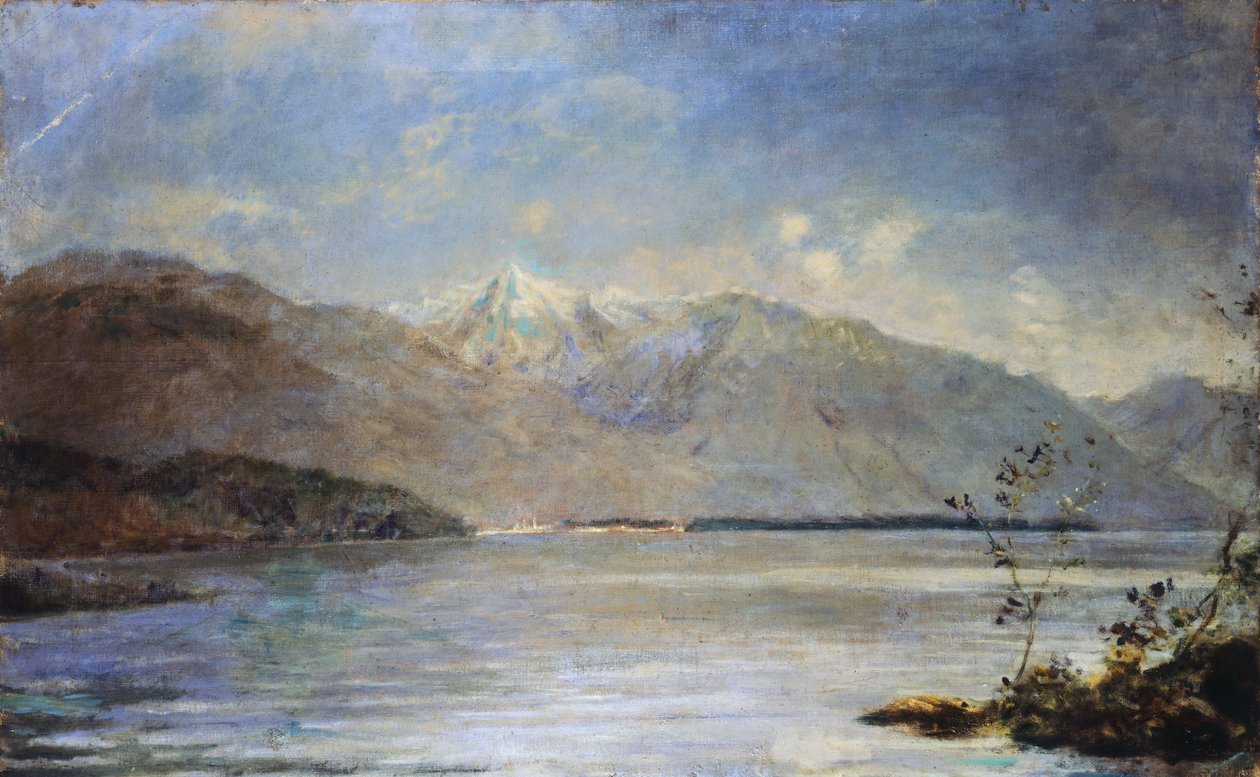 Ascona surplombant les îles de Saint-Léger, par Daniele Ranzoni - Danielle Ranzoni