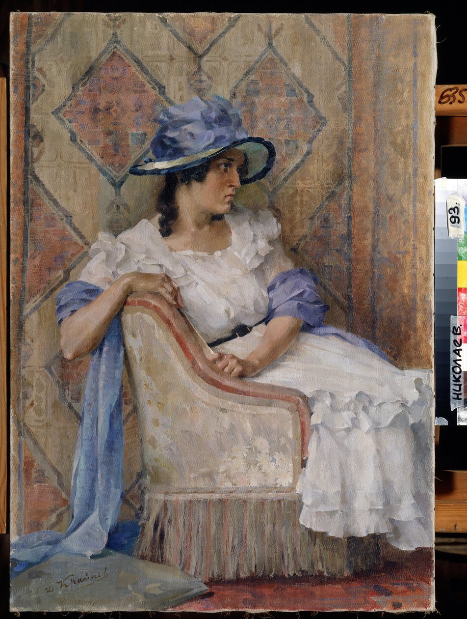 Femme en blanc - Danil Karpovich Kraynev