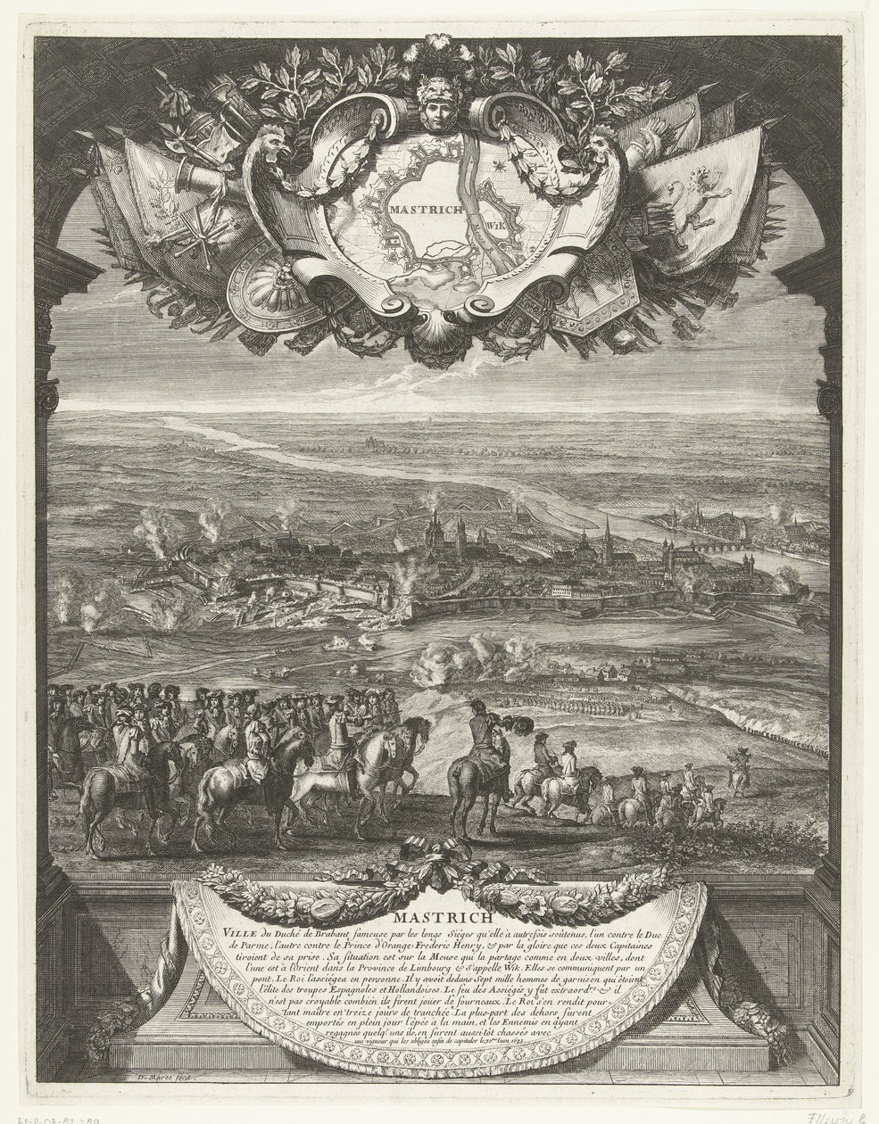Conquête de Maastricht par les Français le 30 juin 1673 - Daniël Marot (I)